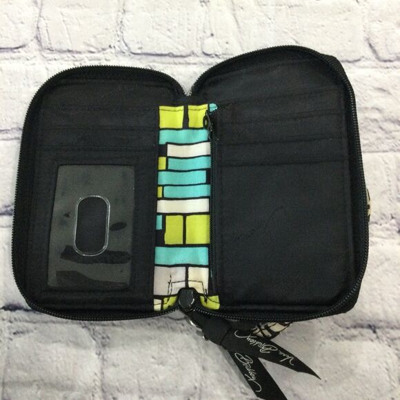 Vera Bradley Wallet Size 3" x 6" Multi Colors Zip Around - Picture 4 of 9